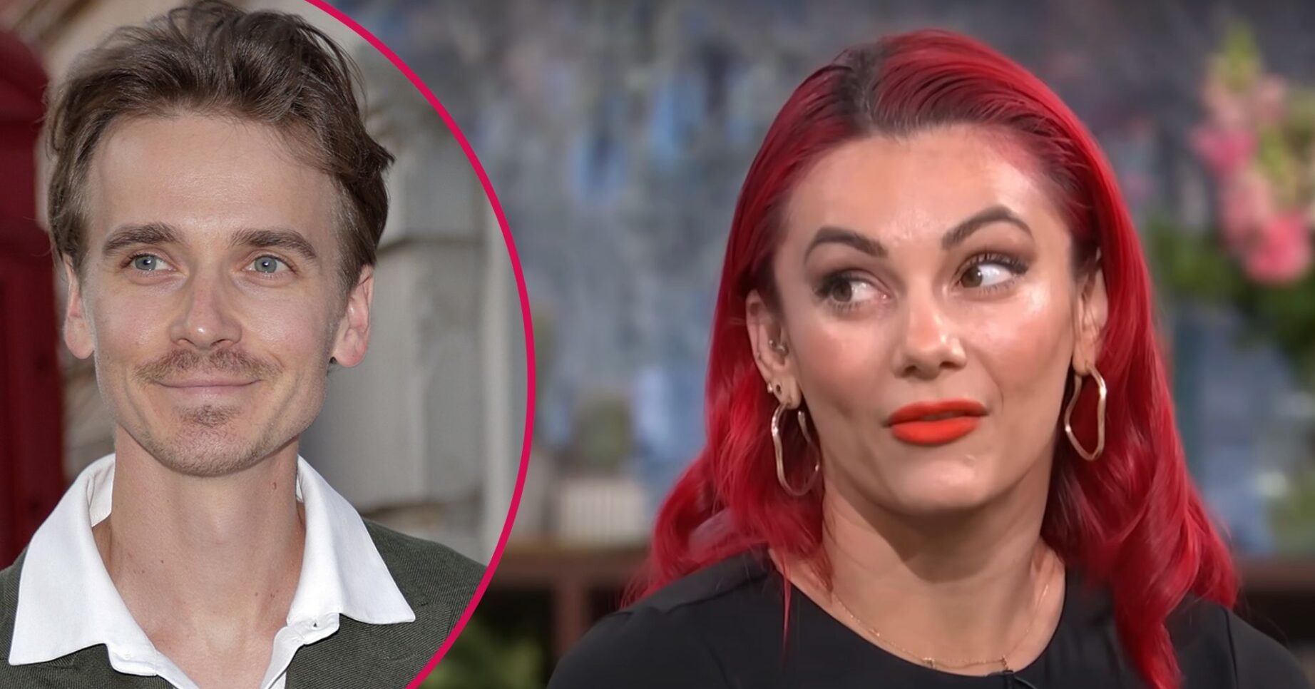 Joe Sugg smiling / Dianne Buswell on This Morning