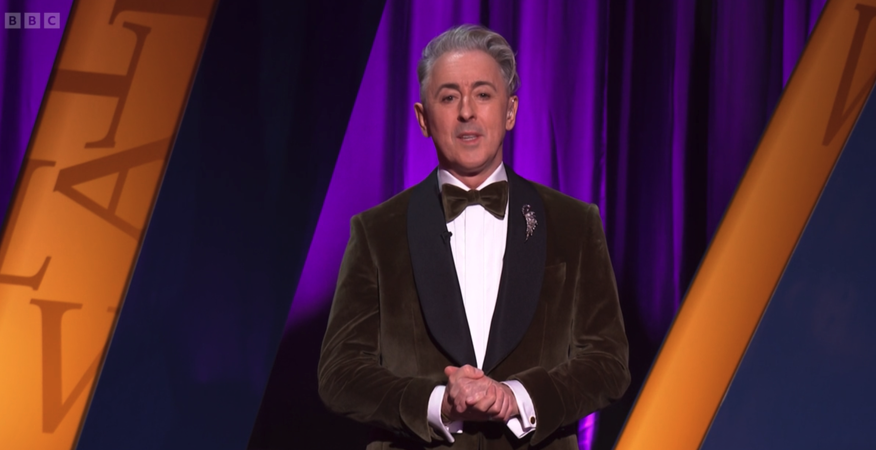 Alan Cumming hosting the TV BAFTAs