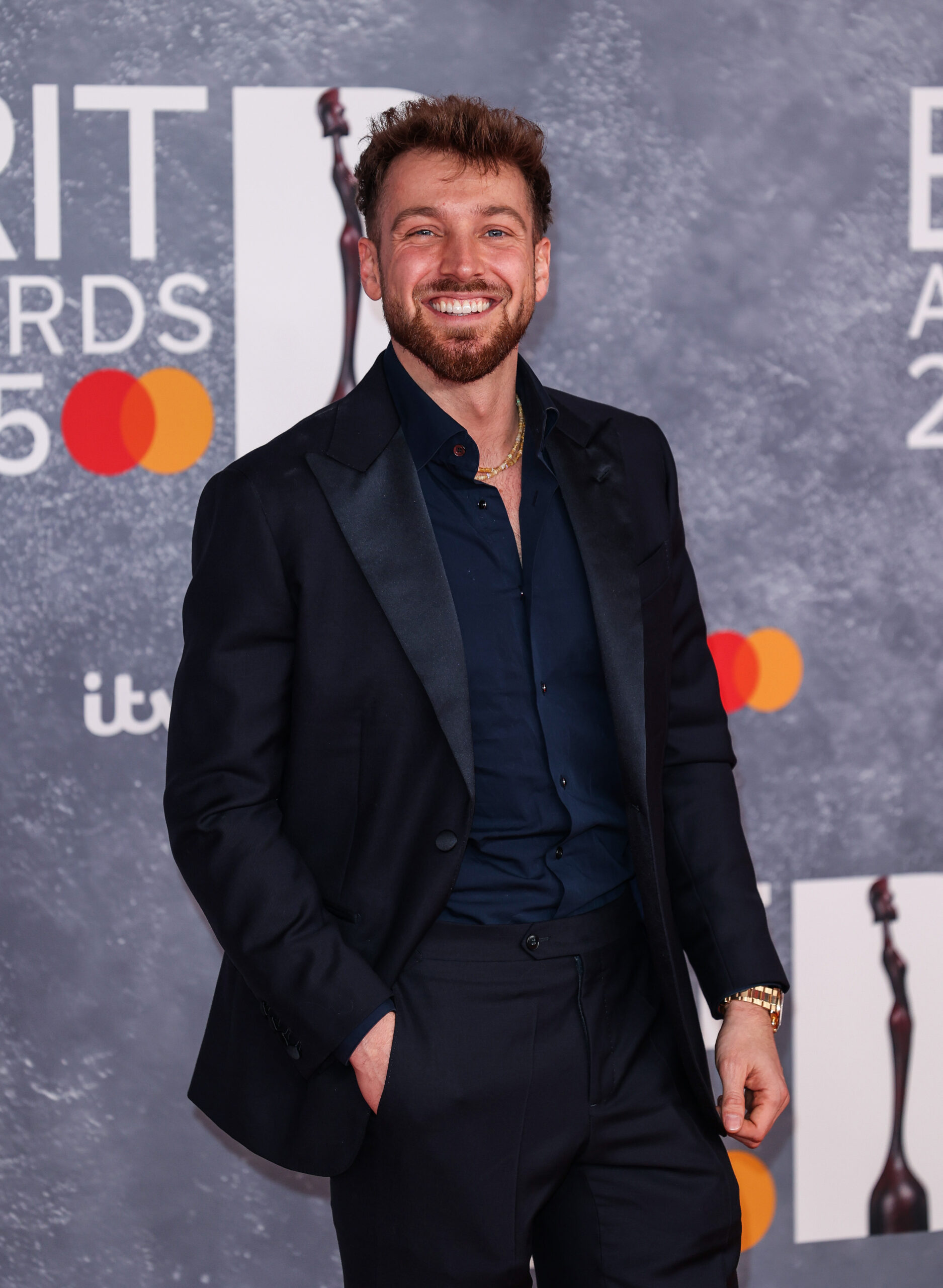 Sam Thompson at the BRIT awards 
