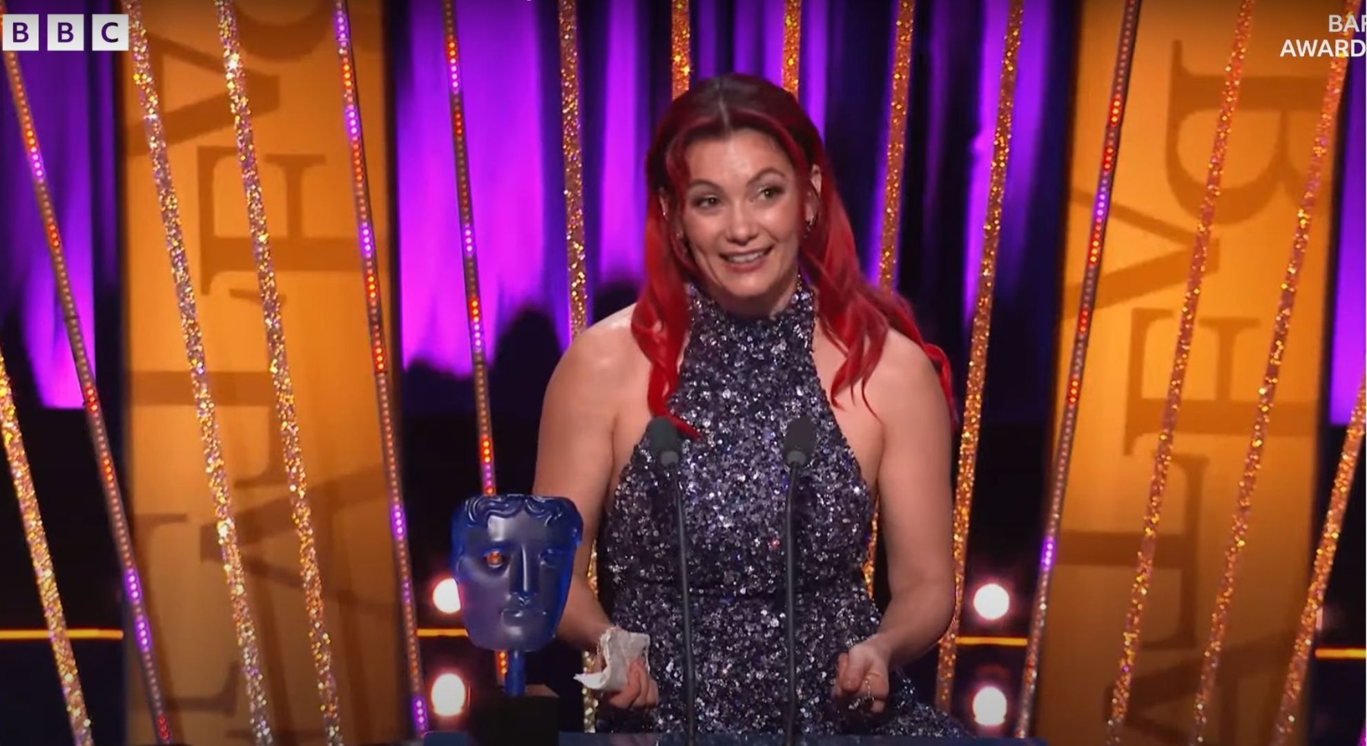 Dianne Buswell at the BAFTAs