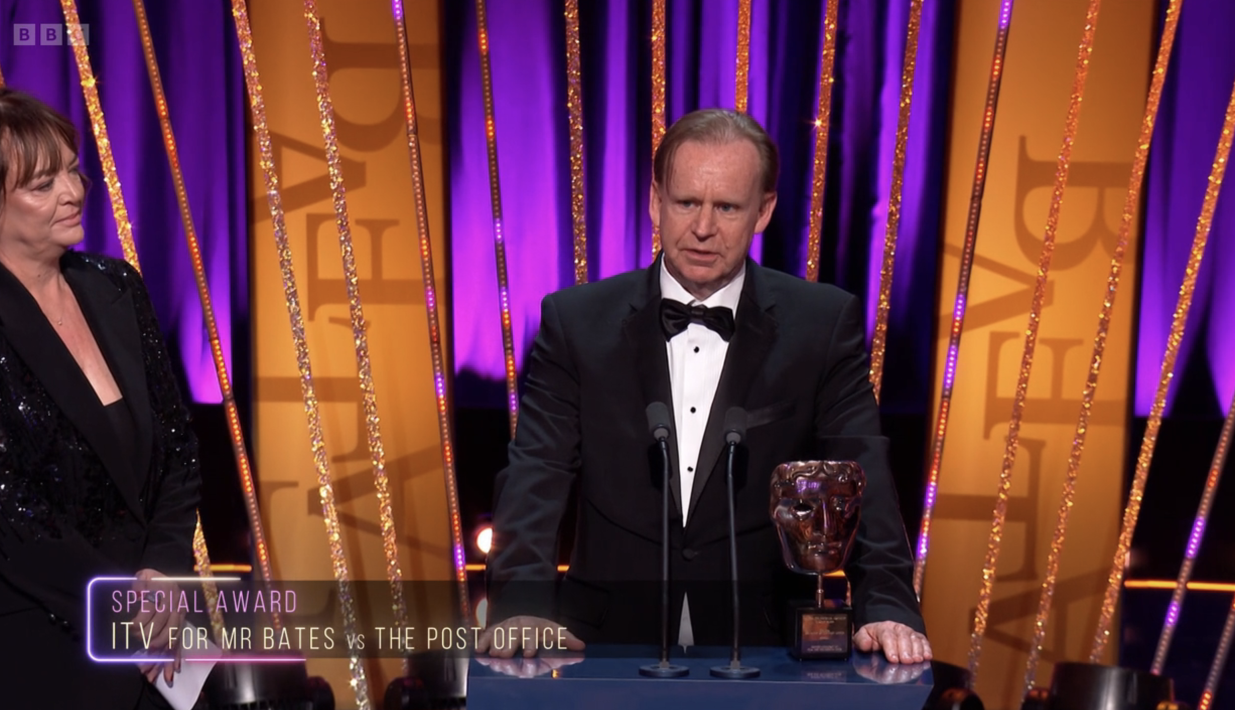 Kevin Lygo at the BAFTAs