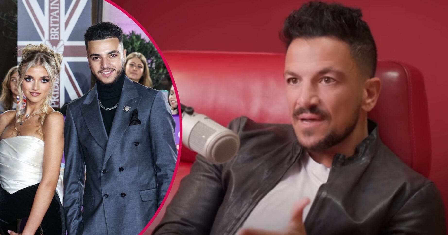 ED comp: Peter Andre on Exhibit A podcast / Peter Andre children at awards show