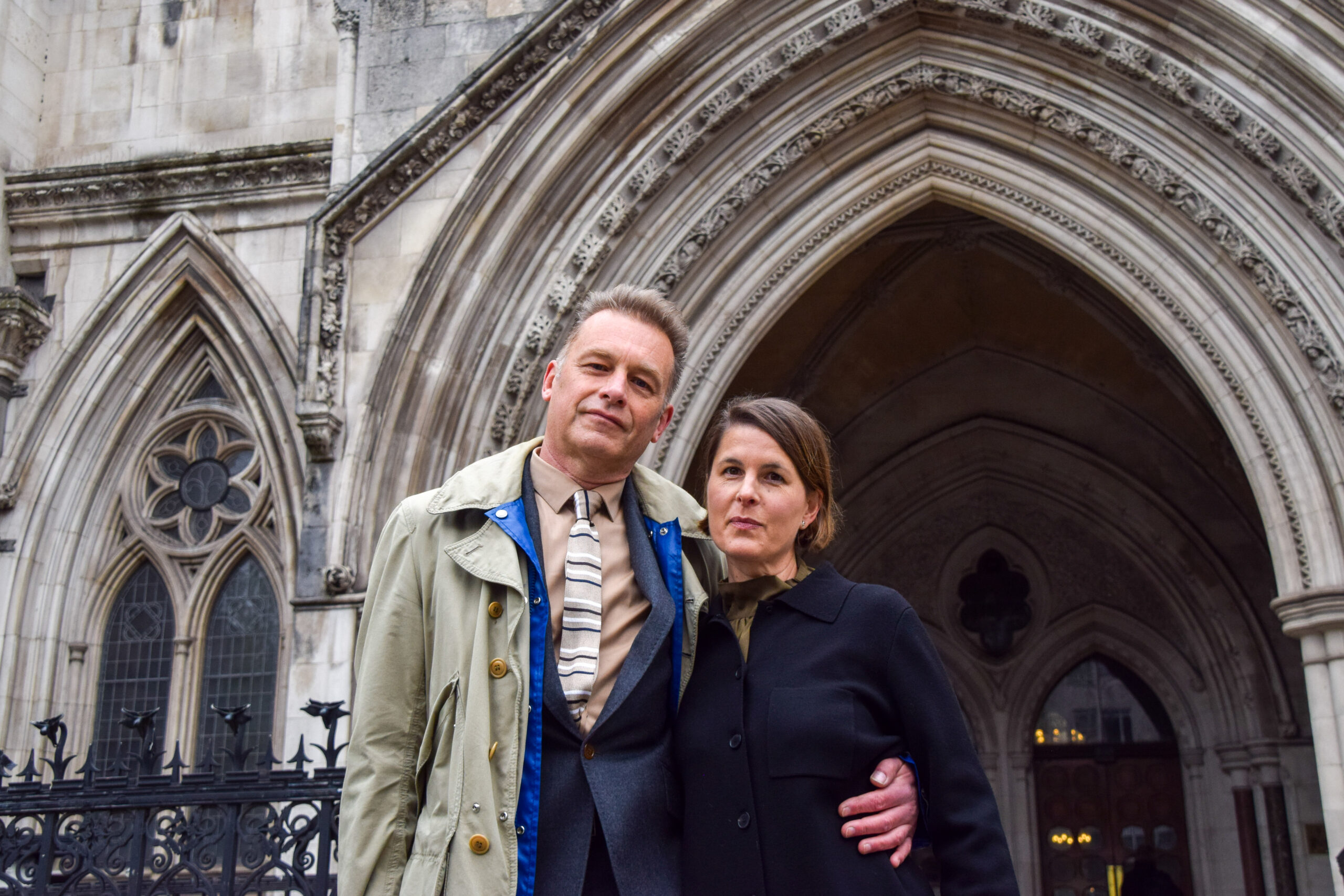 Chris Packham and partner Charlotte 