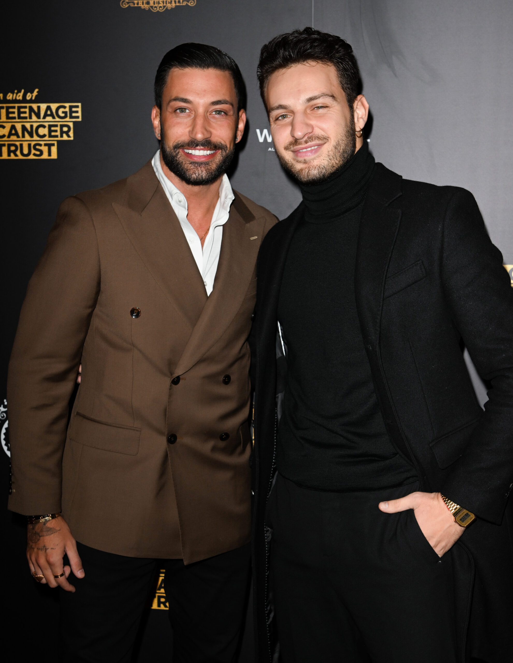 Giovanni Pernice and Vito Coppola smiling