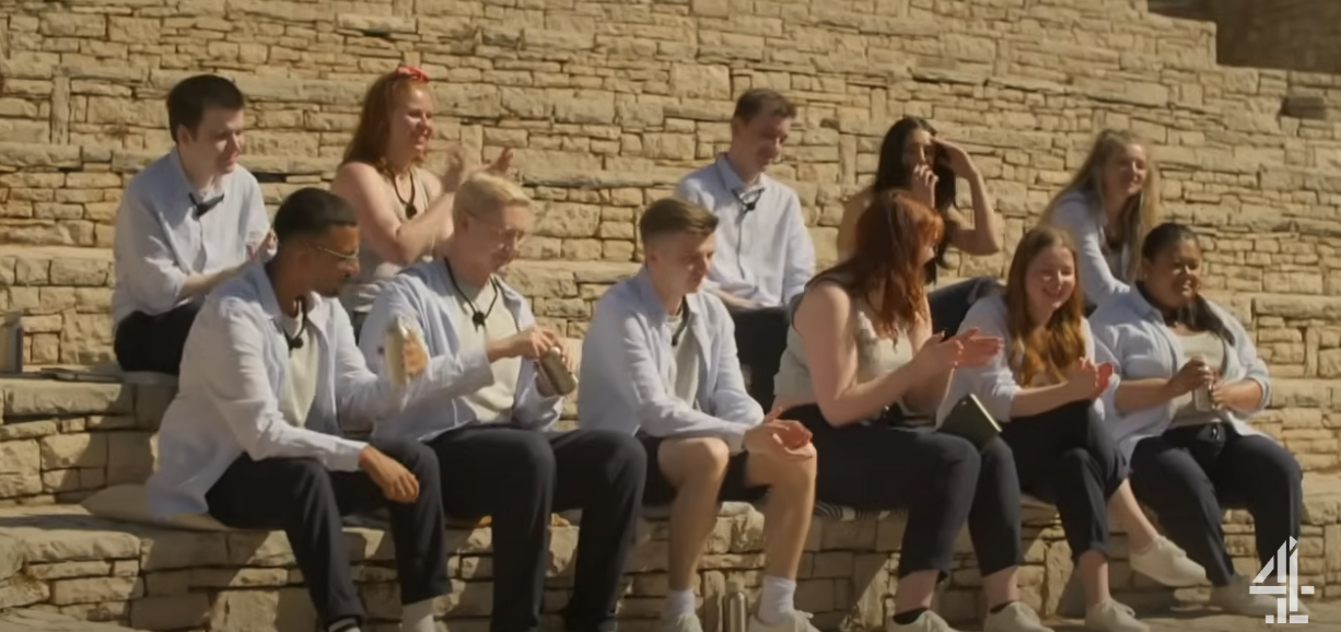 Virgin Island contestants sitting together