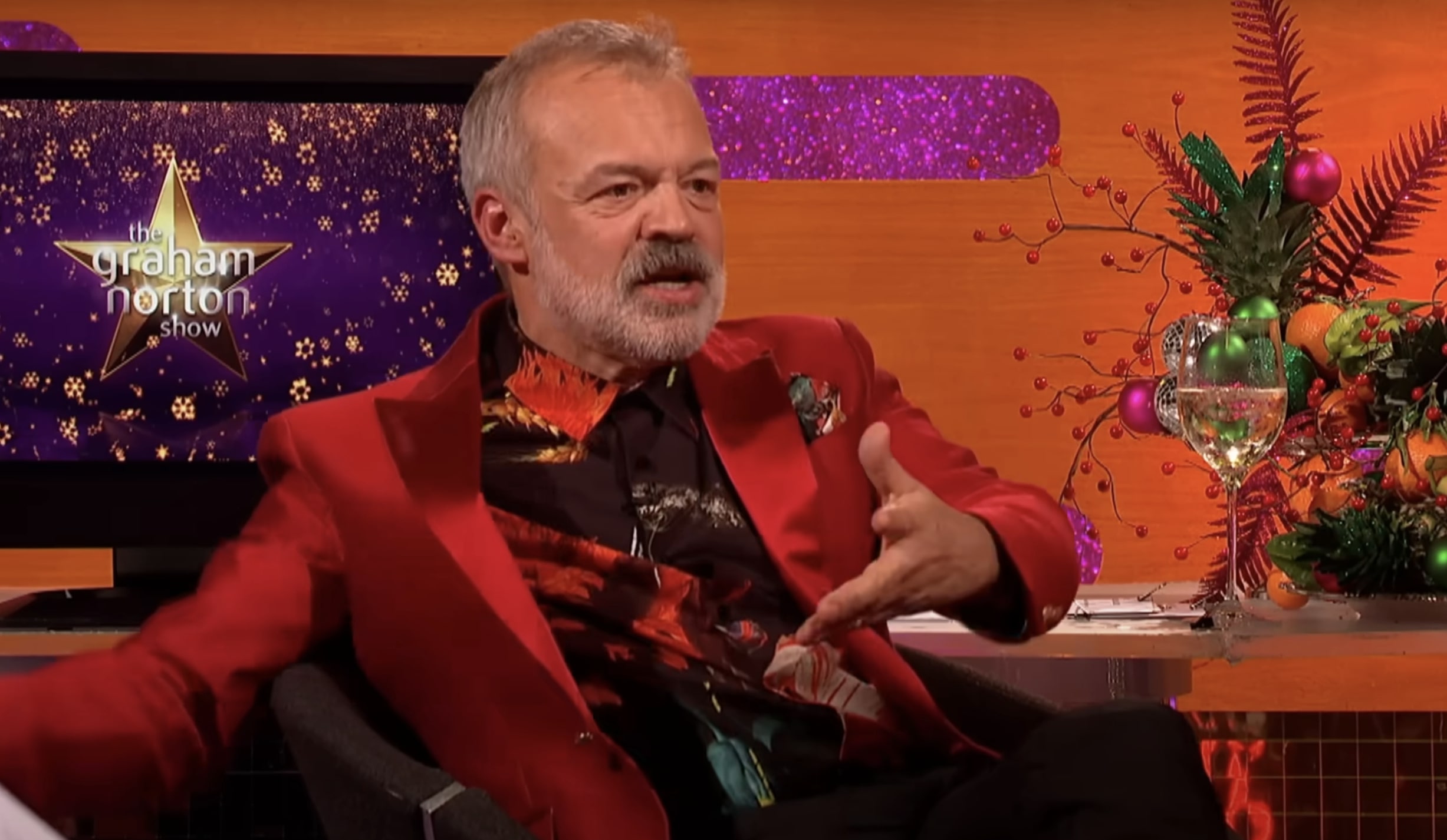 Graham Norton presenting The Graham Norton Show