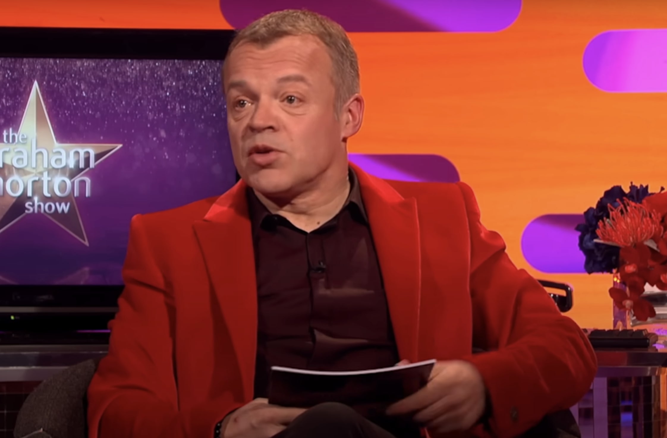 Graham Norton presenting The Graham Norton Show