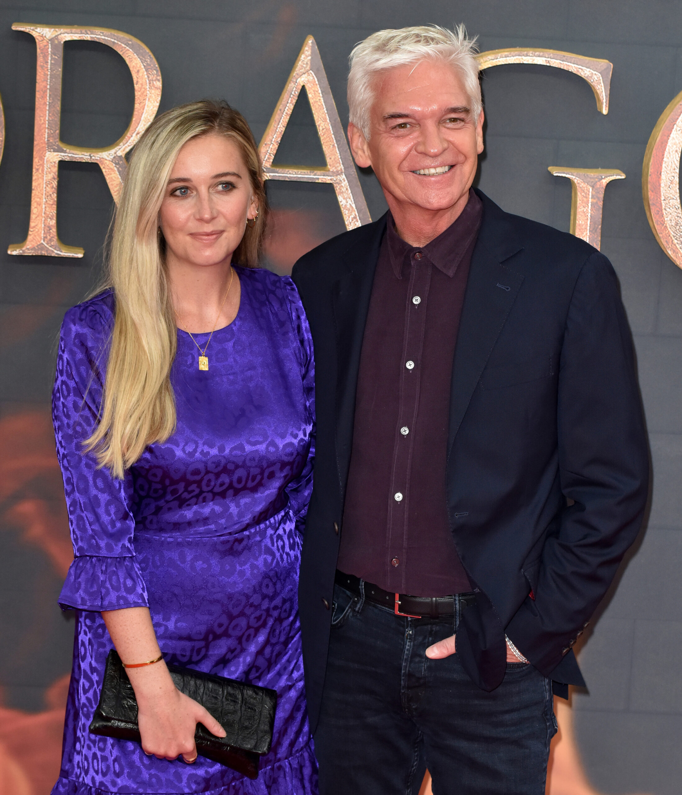 Phillip Schofield and his daughter Molly at event