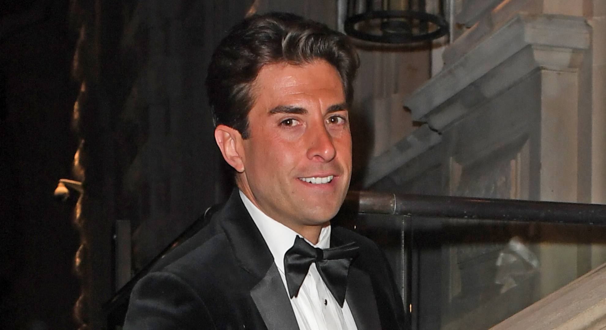 James Argent looks at the camera