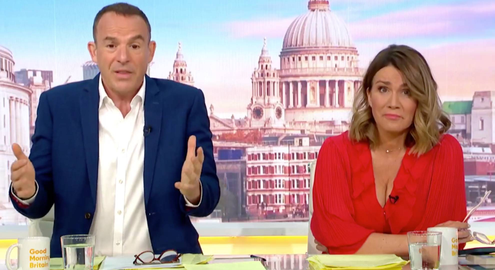 Martin Lewis makes his point and lifts his hands