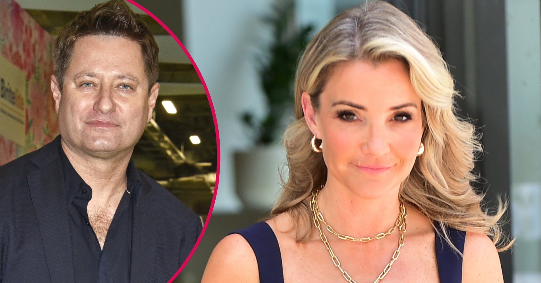 George Clarke and Helen Skelton looking to camera
