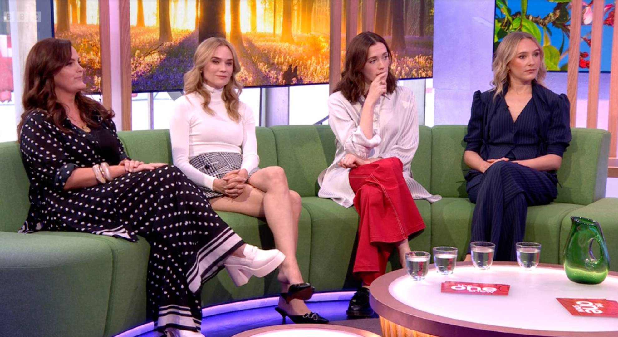 The One Show guests sitting