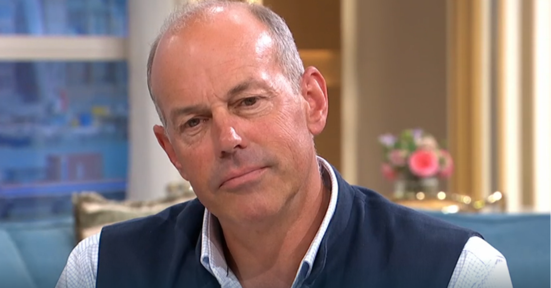 Phil Spencer listening intently on This Morning