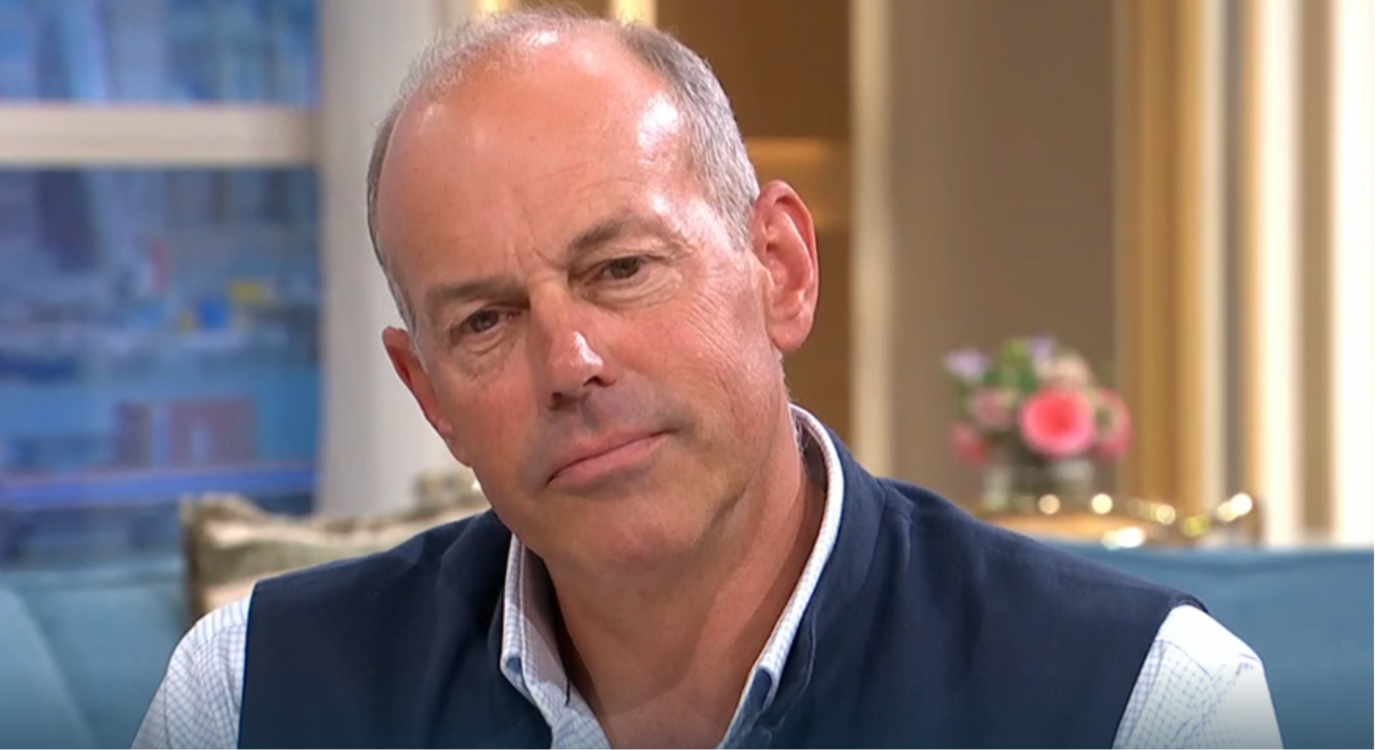 Phil Spencer listening intently on This Morning