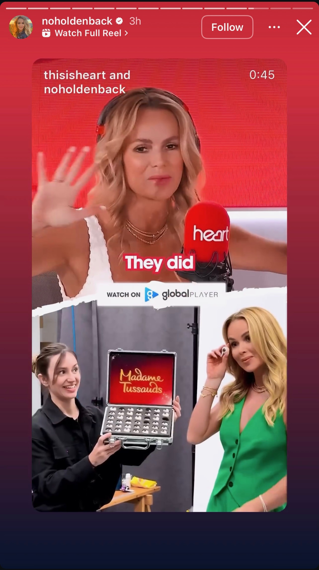 Amanda Holden and her waxwork