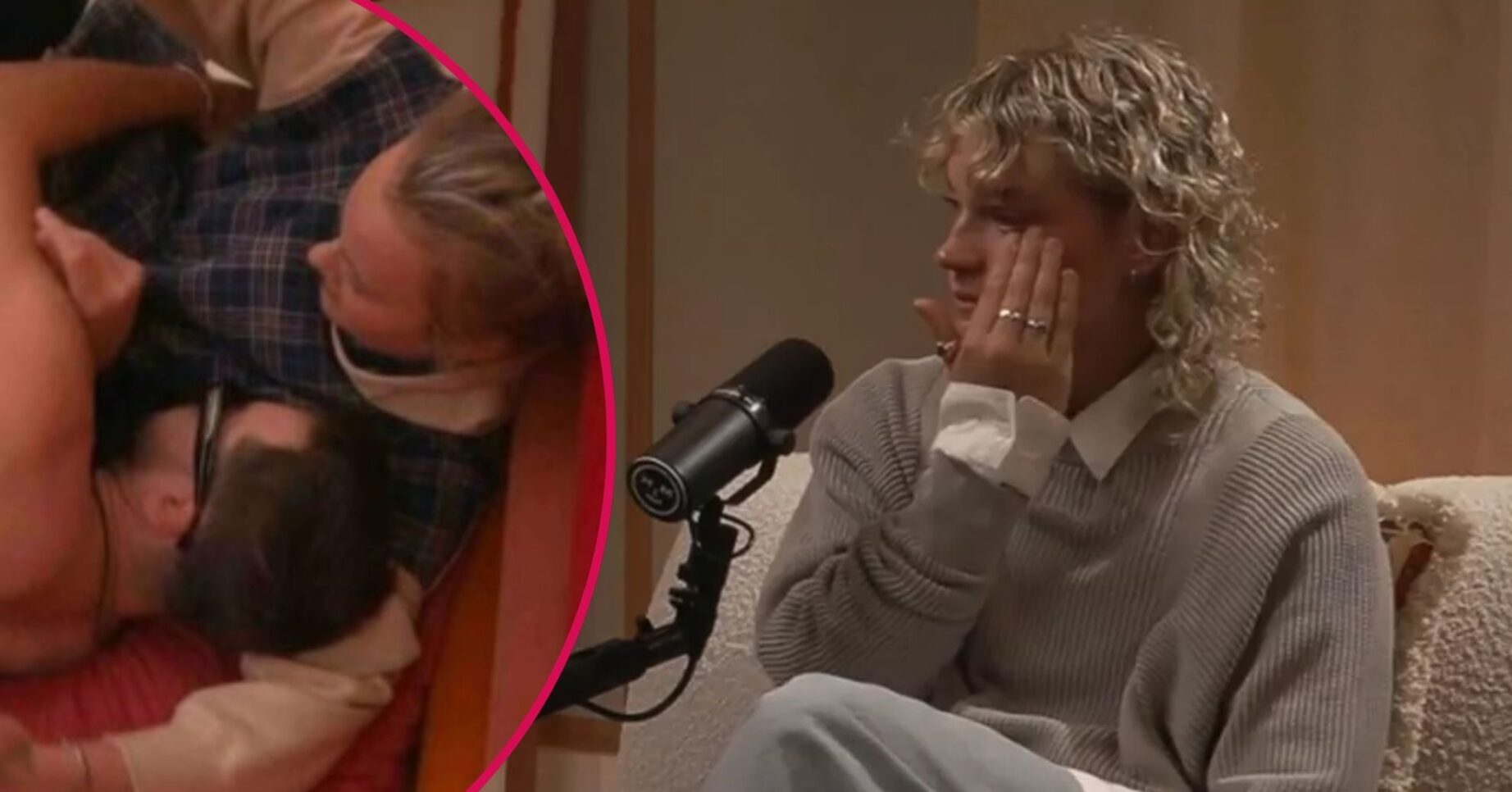 JoJo Siwa and Chris Hughes in bed / Kath Ebbs crying