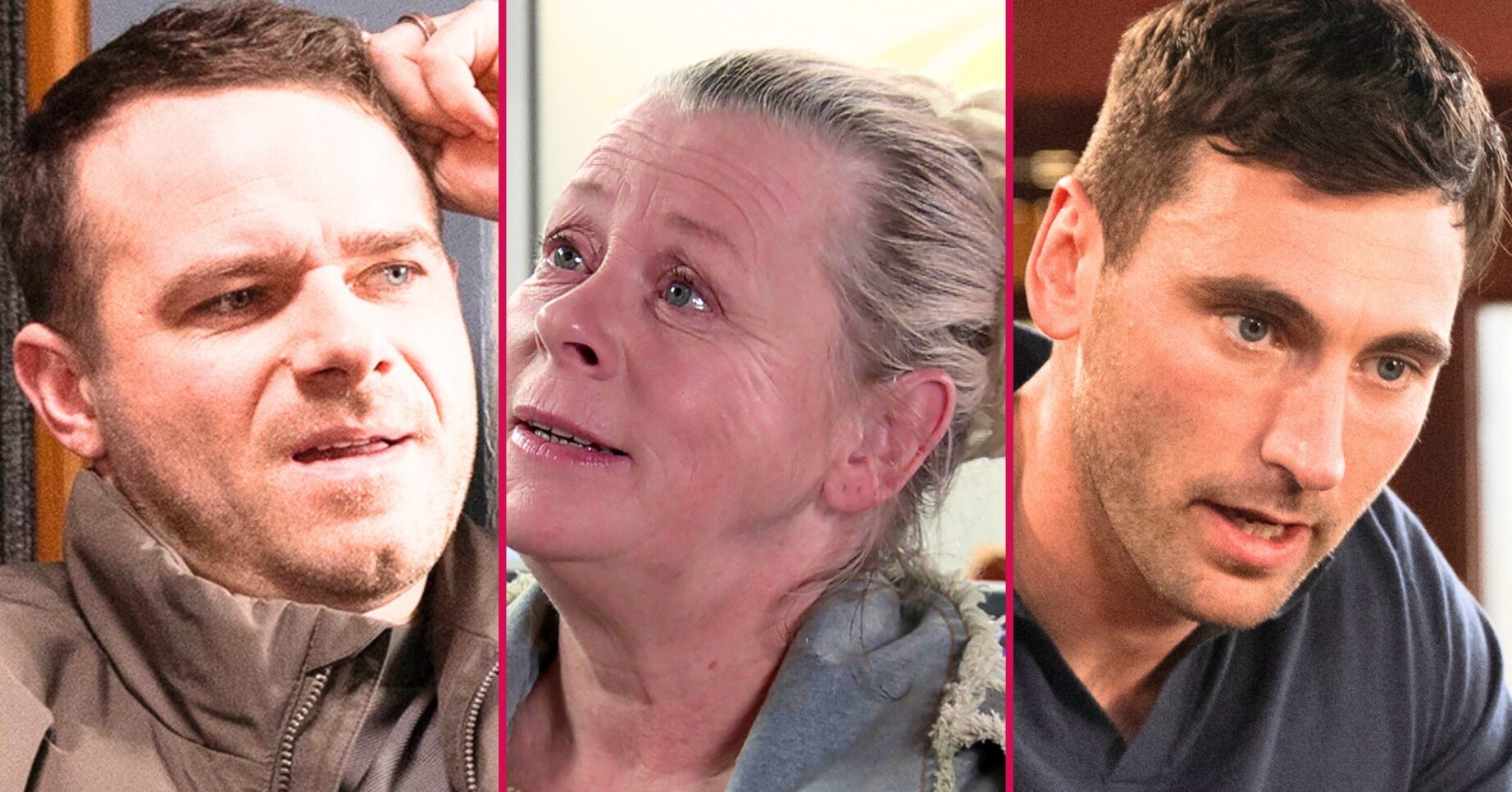 Coronation Street's Mick, Bernie, Kit