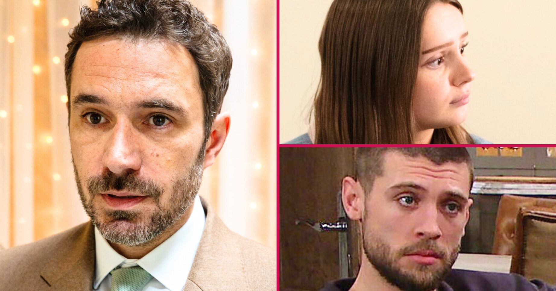 Emmerdale's John, Sarah, Joe