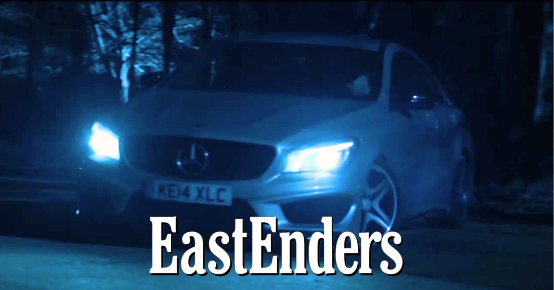 A car speeds out of control on EastEnders; logo inset (Picture: BBC/Composite: ED!)