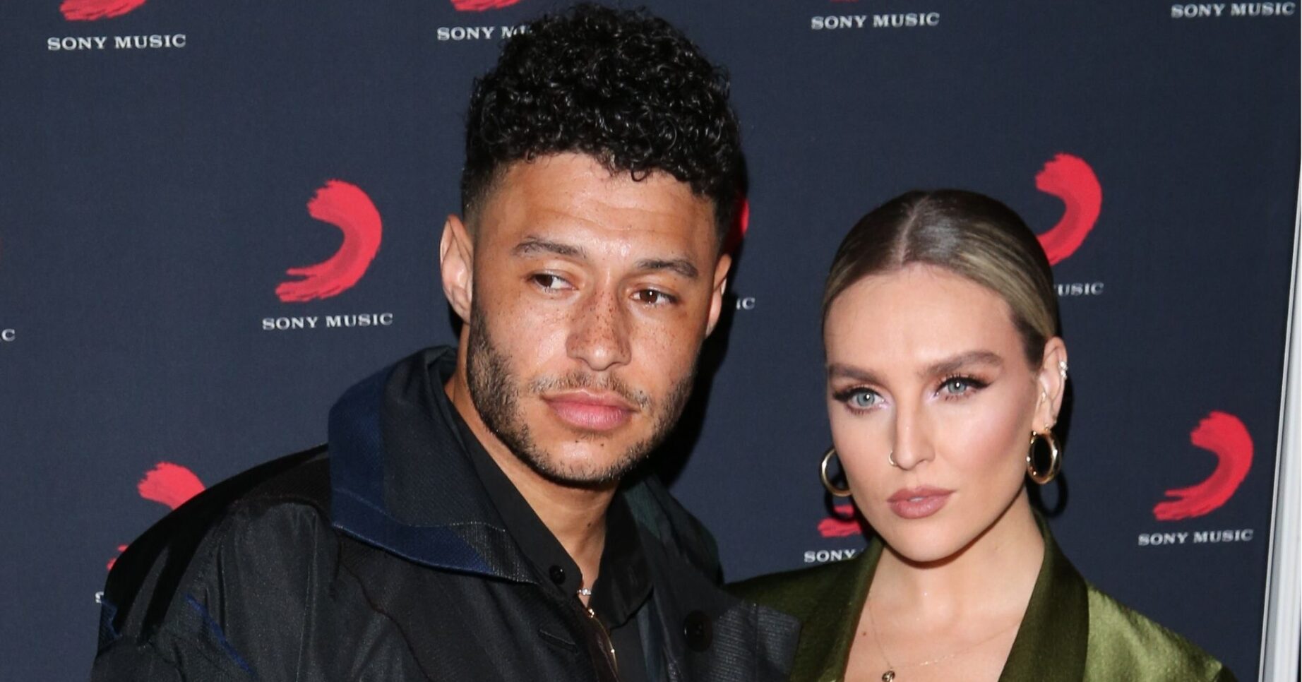 Perrie Edwards and Alex Oxlade-Chamberlain on the red carpet