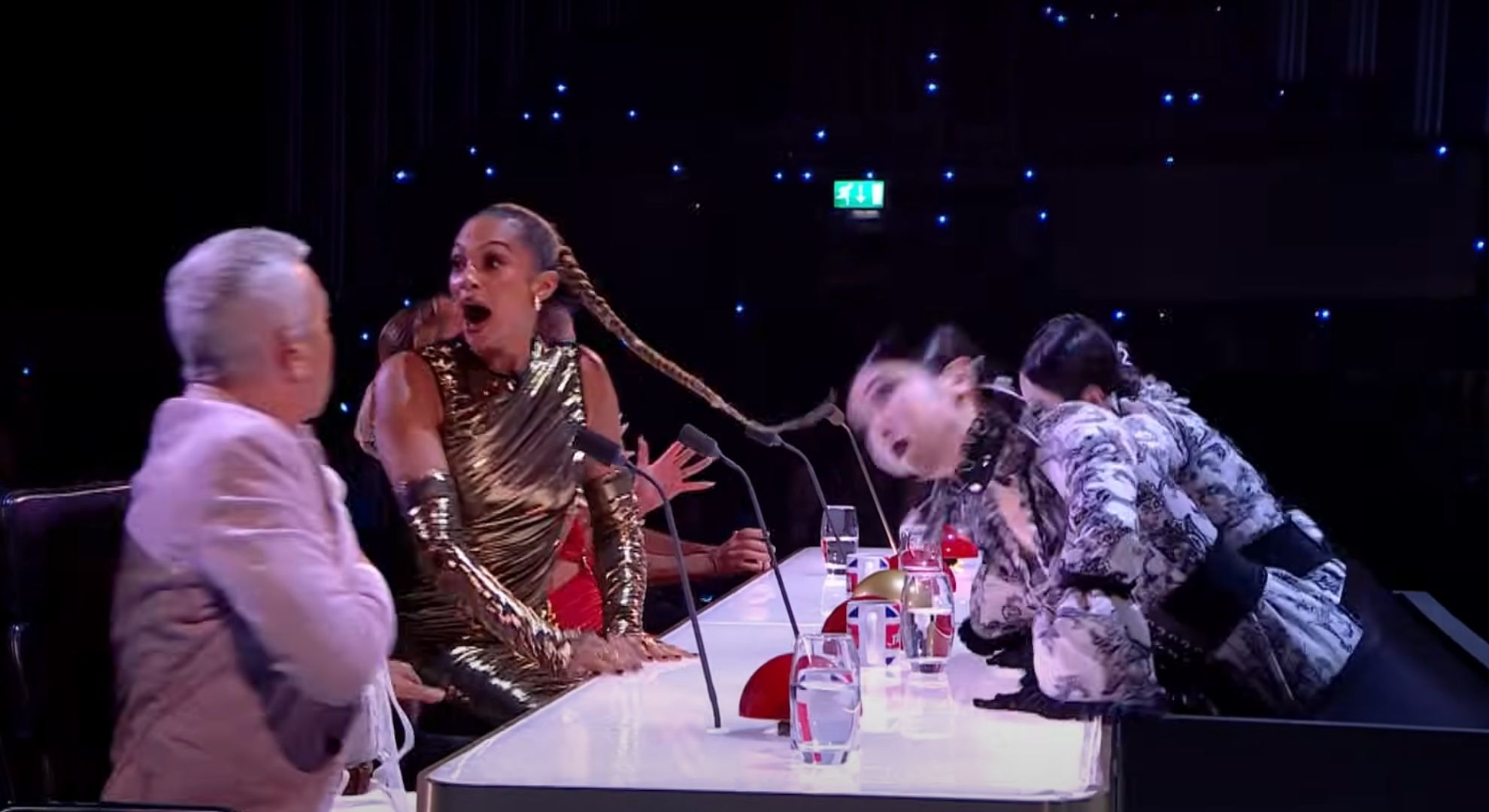 Idolls jump scaring BGT judges