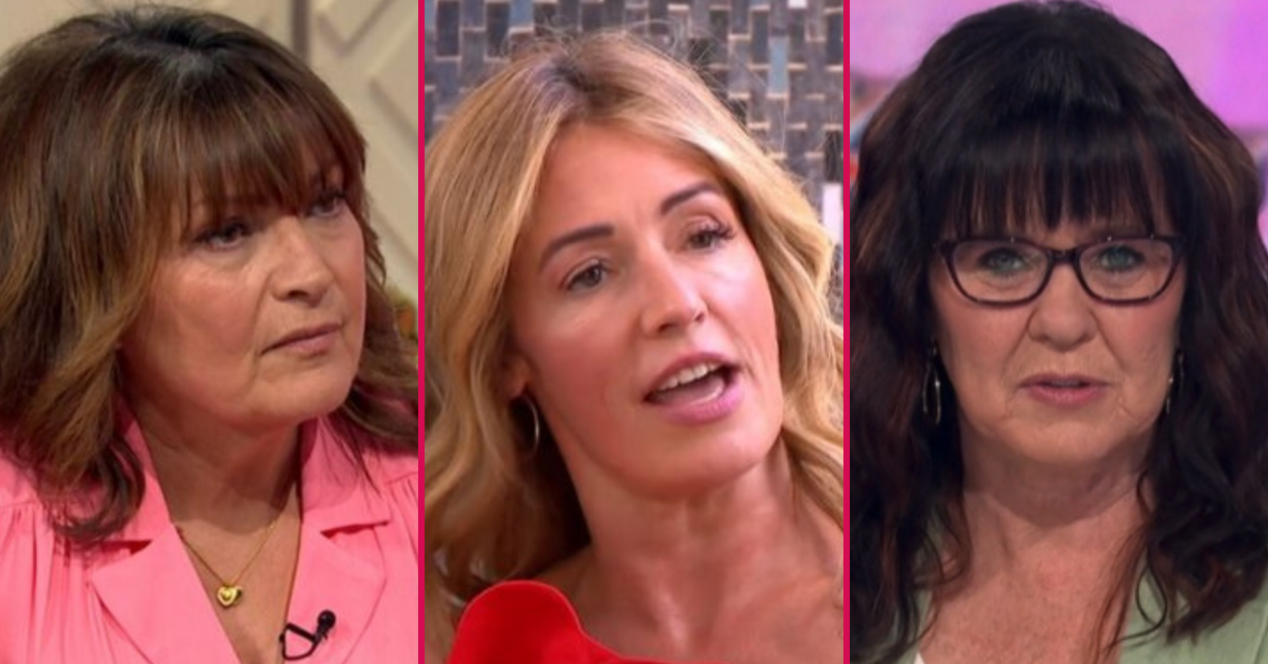 Lorraine, Cat Deeley, Coleen Nolan