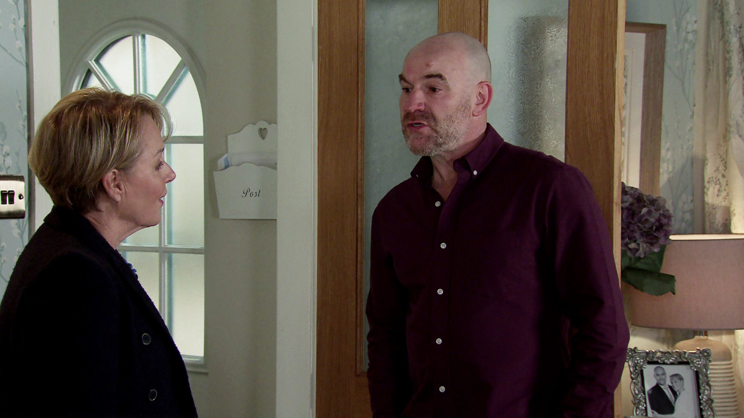 Coronation Street's Tim speaking to Sally