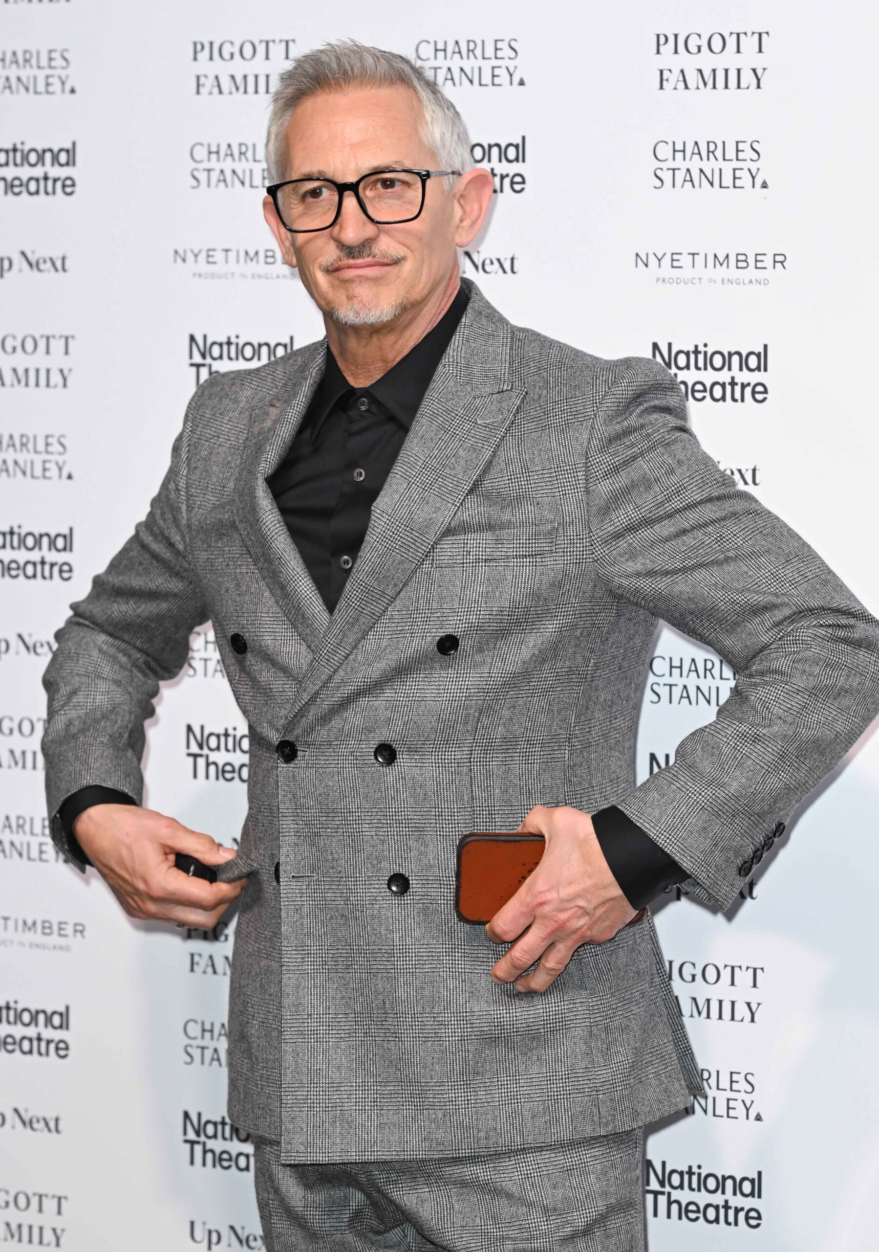 Gary Lineker on the red carpet