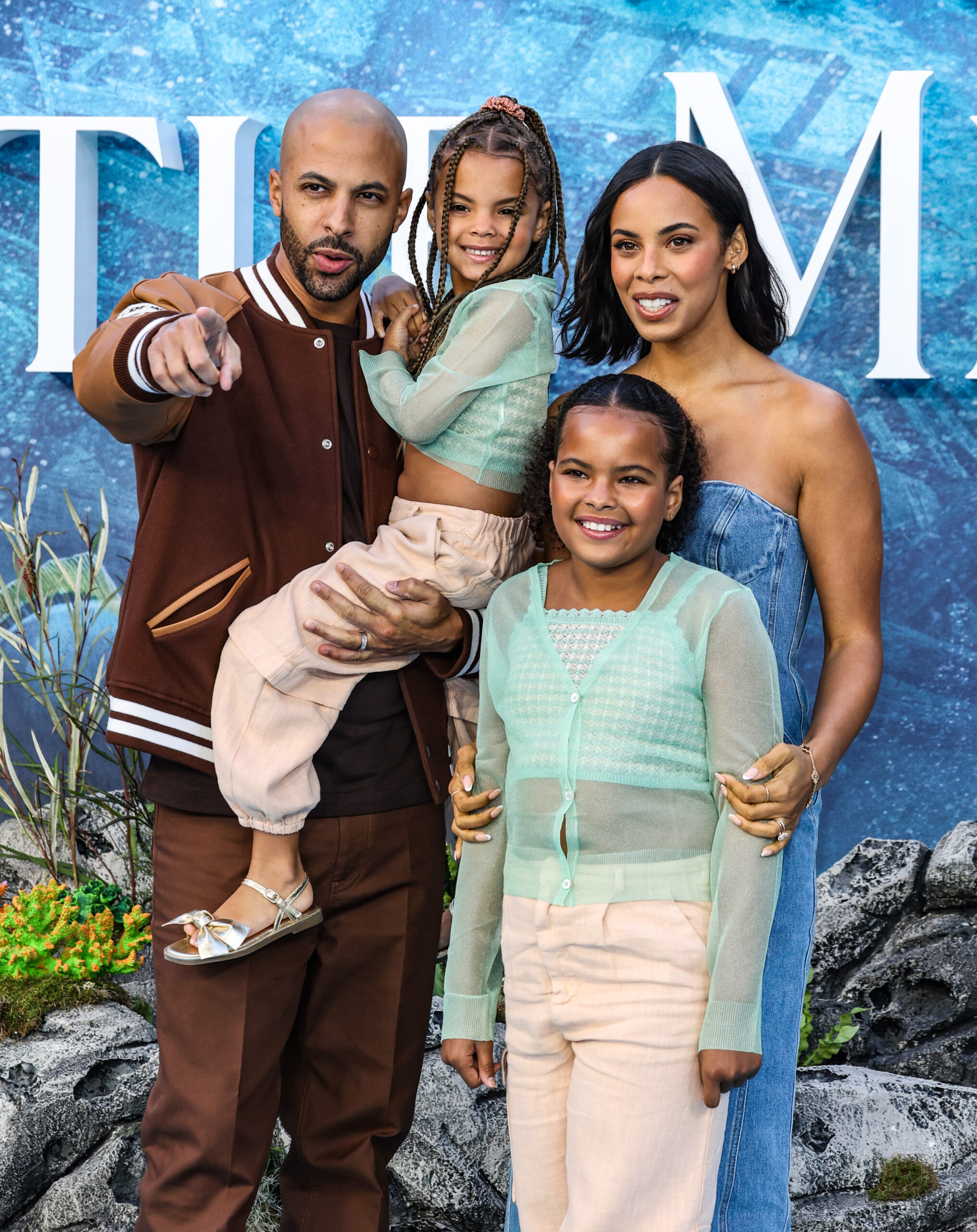 Rochelle and Marvin Humes with their daughters