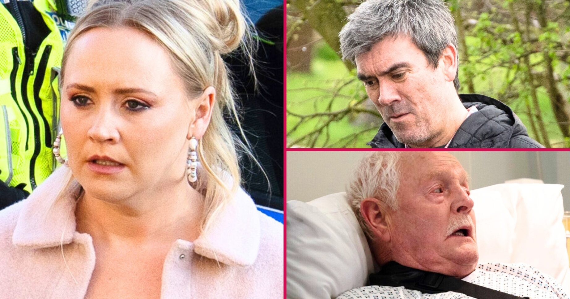 Emmerdale's Tracy, Cain, Pollard