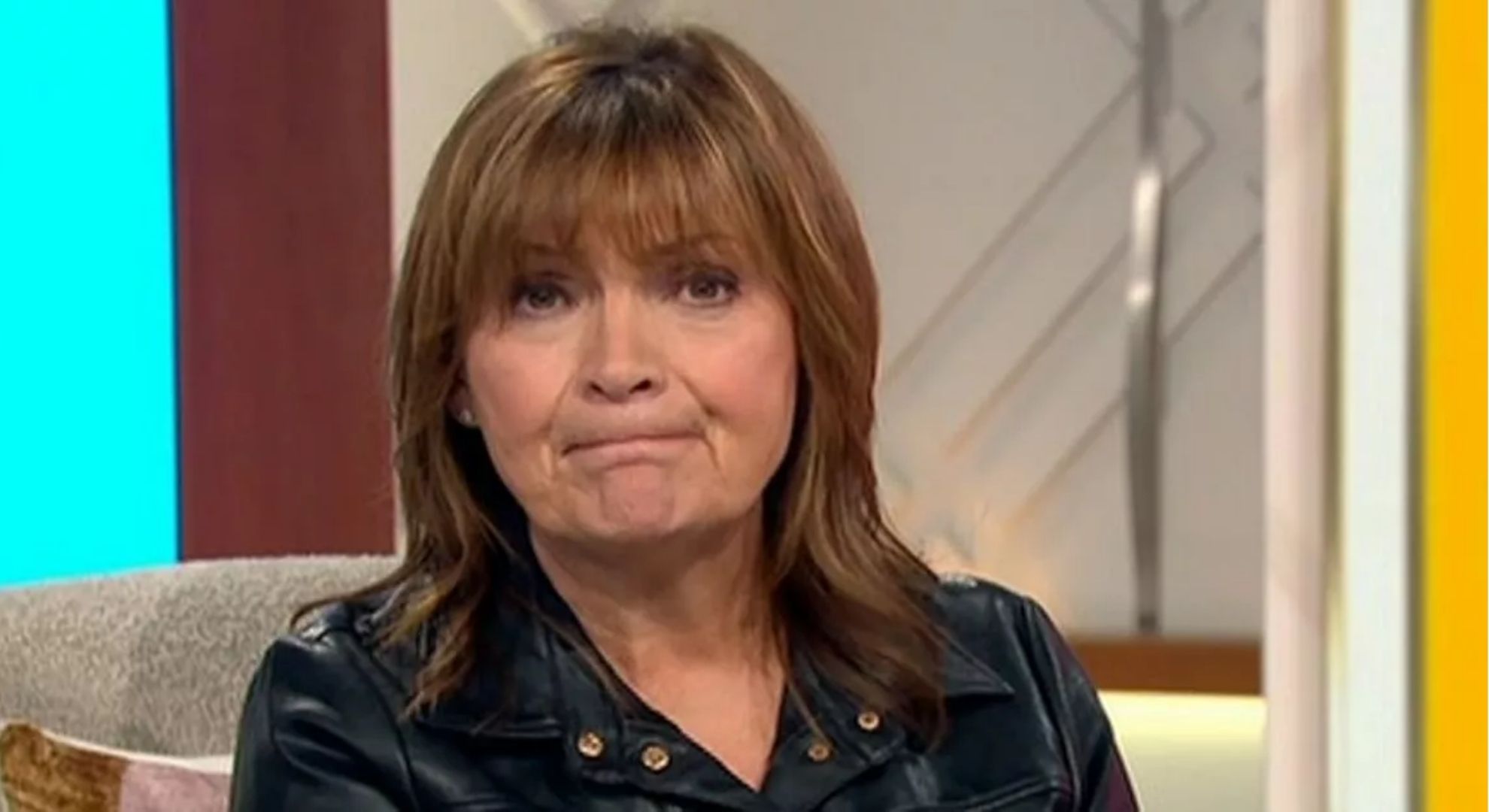 Lorraine Kelly looking disappointed