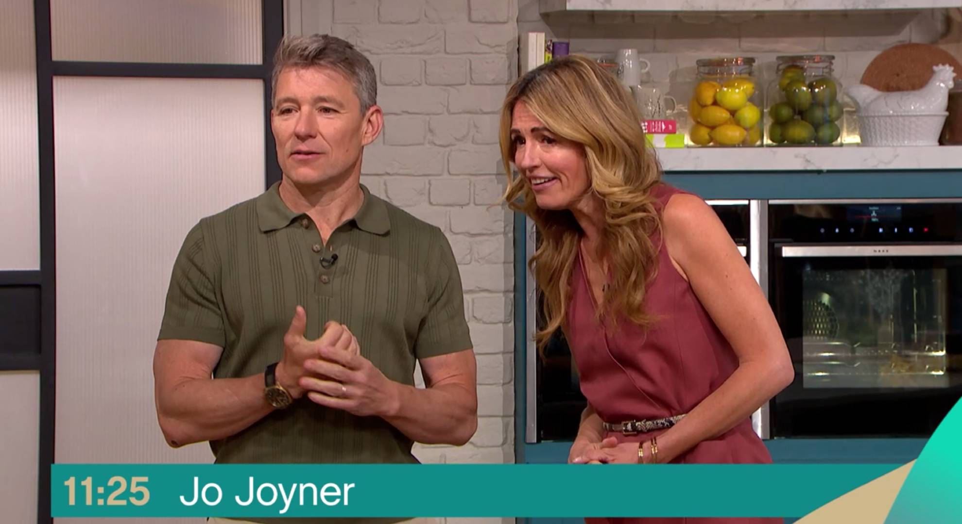 Cat Deeley asks after the camera operator