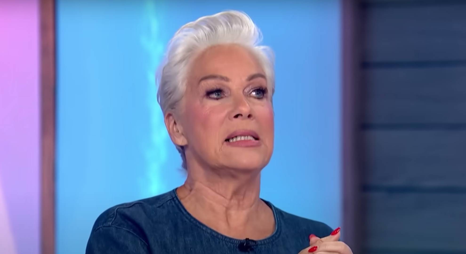 Denise Welch appears frustrated on Loose Women
