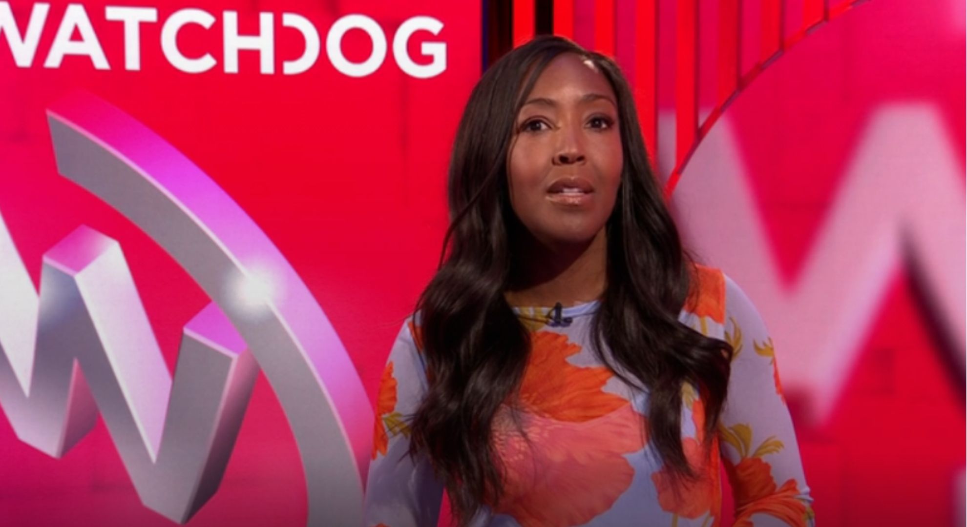 Angellica Bell hosting The One Show