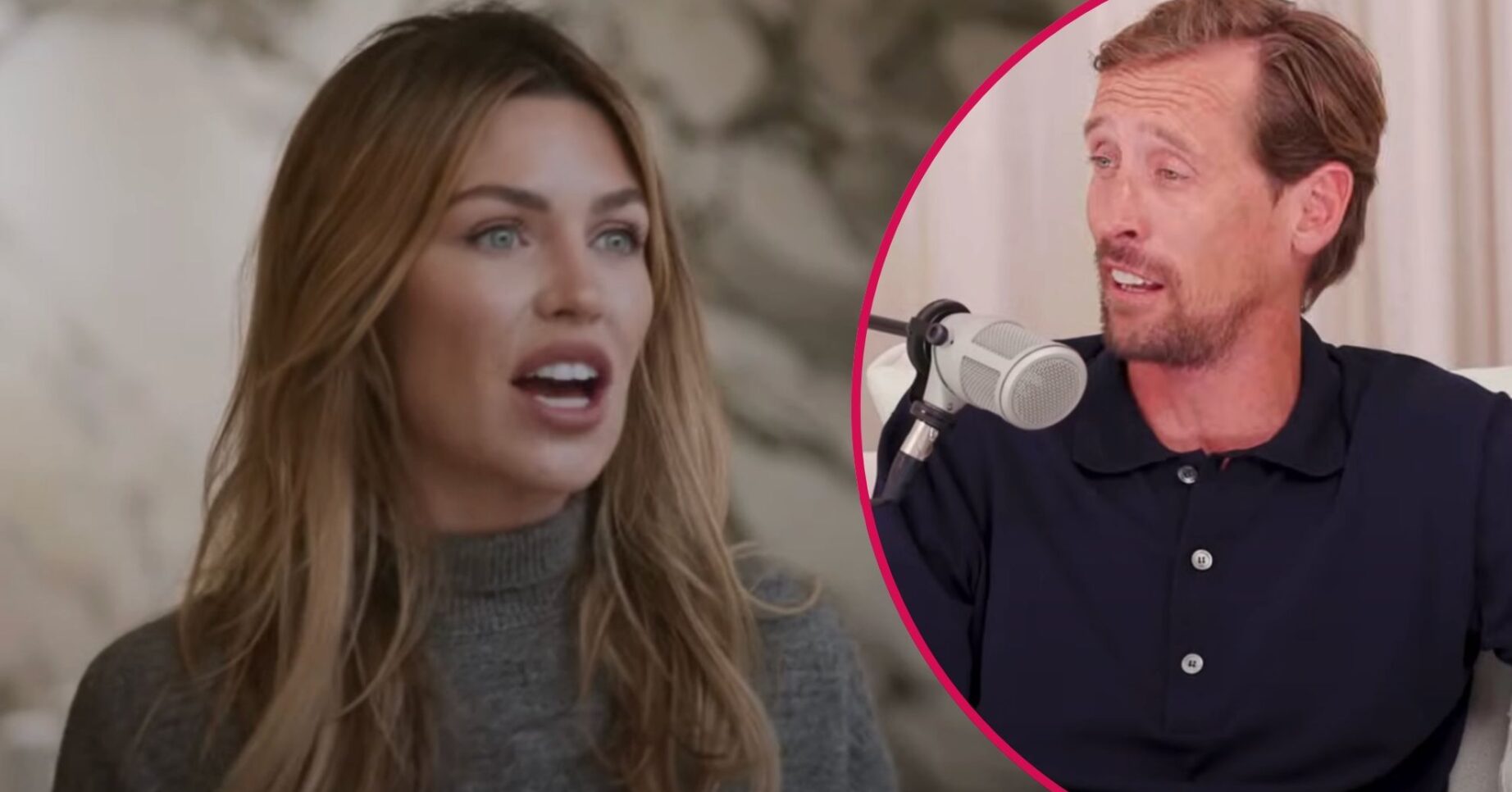 Abbey Clancy speaking / Peter Crouch on his podcast