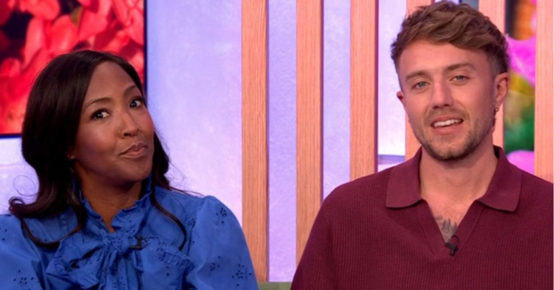 Angellica Bell and Roman Kemp hosting The One Show