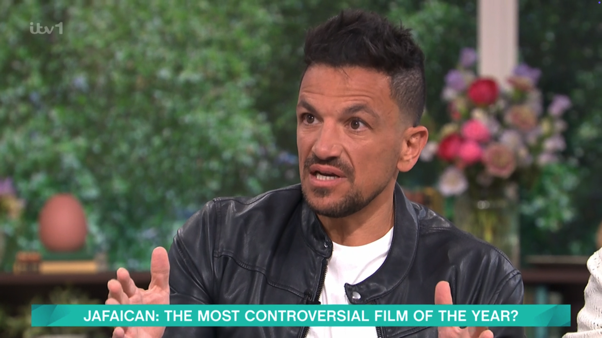 Peter Andre speaking on This Morning