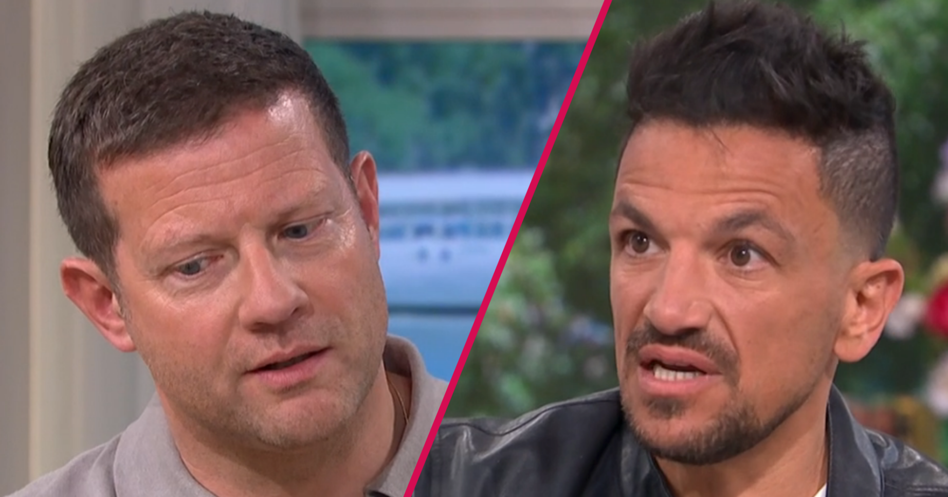 Dermot O'Leary and Peter Andre on This Morning
