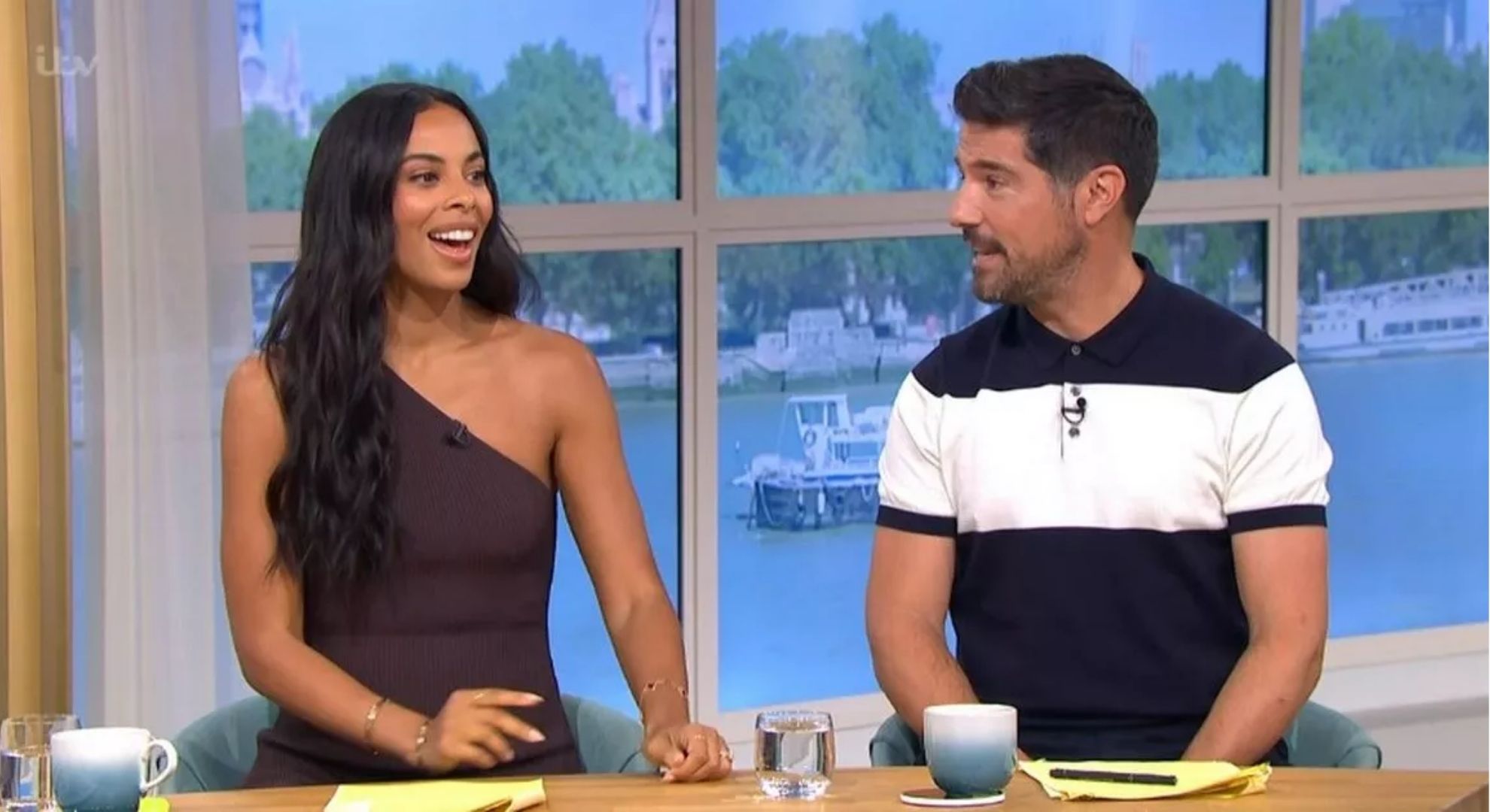 Rochelle Humes and Craig Doyle hosting This Morning