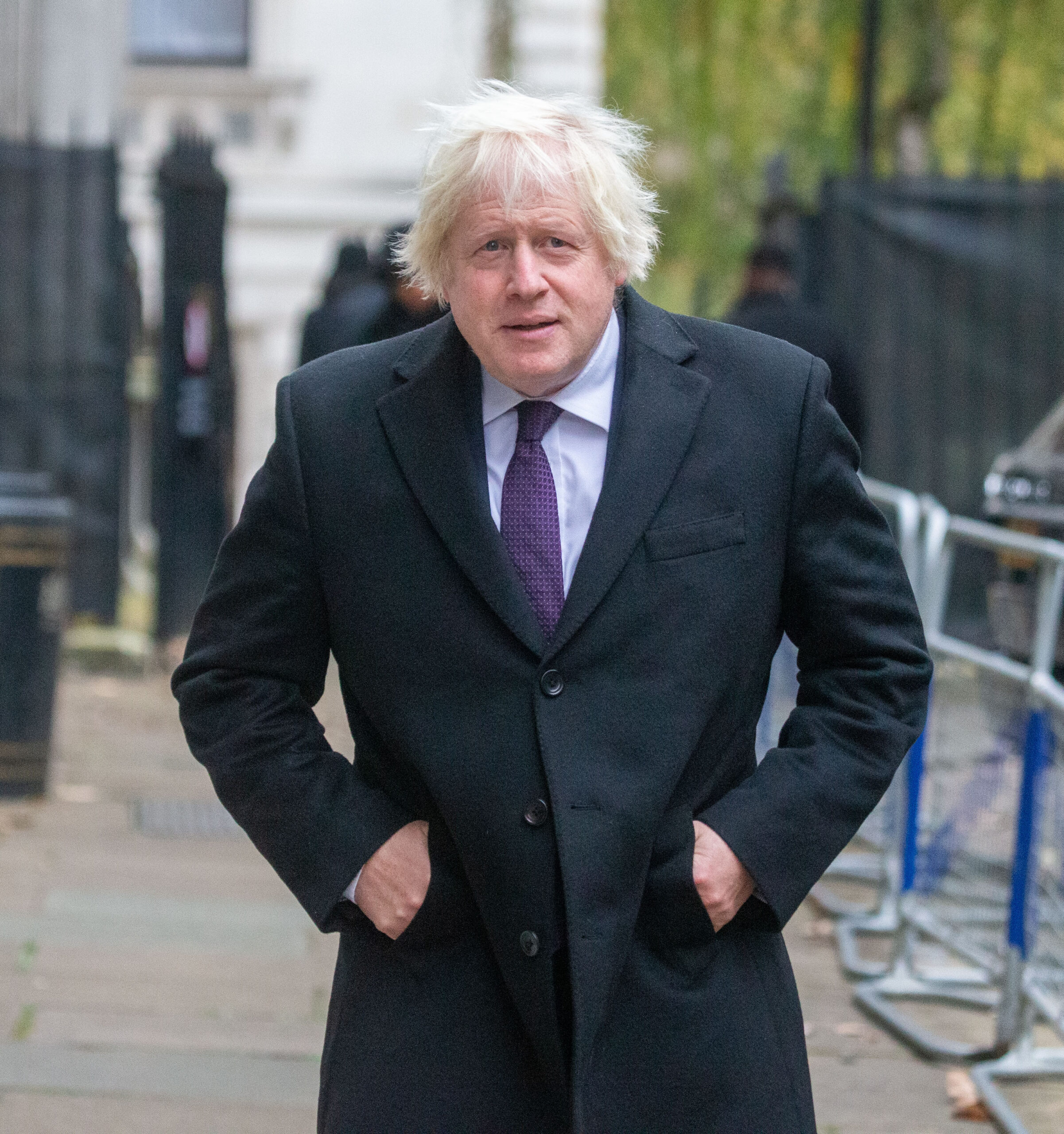 Boris Johnson walking 