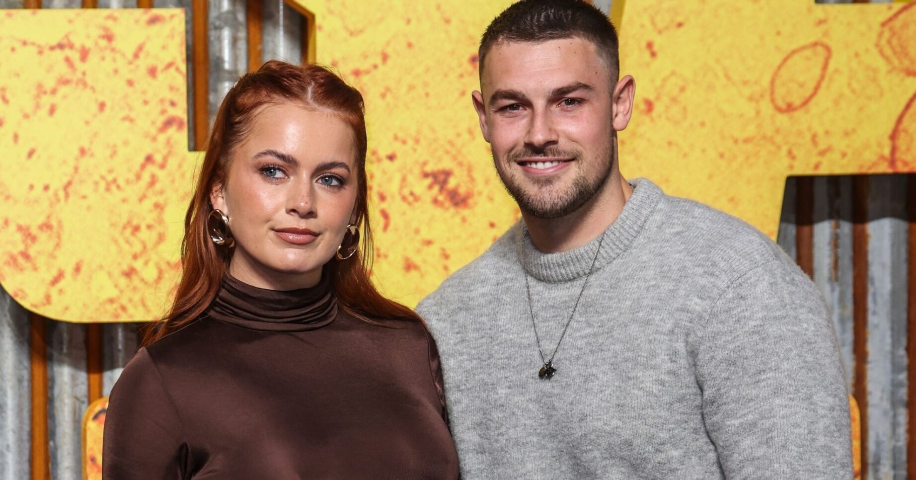 Tasha Ghouri and Andrew Le Page on the red carpet