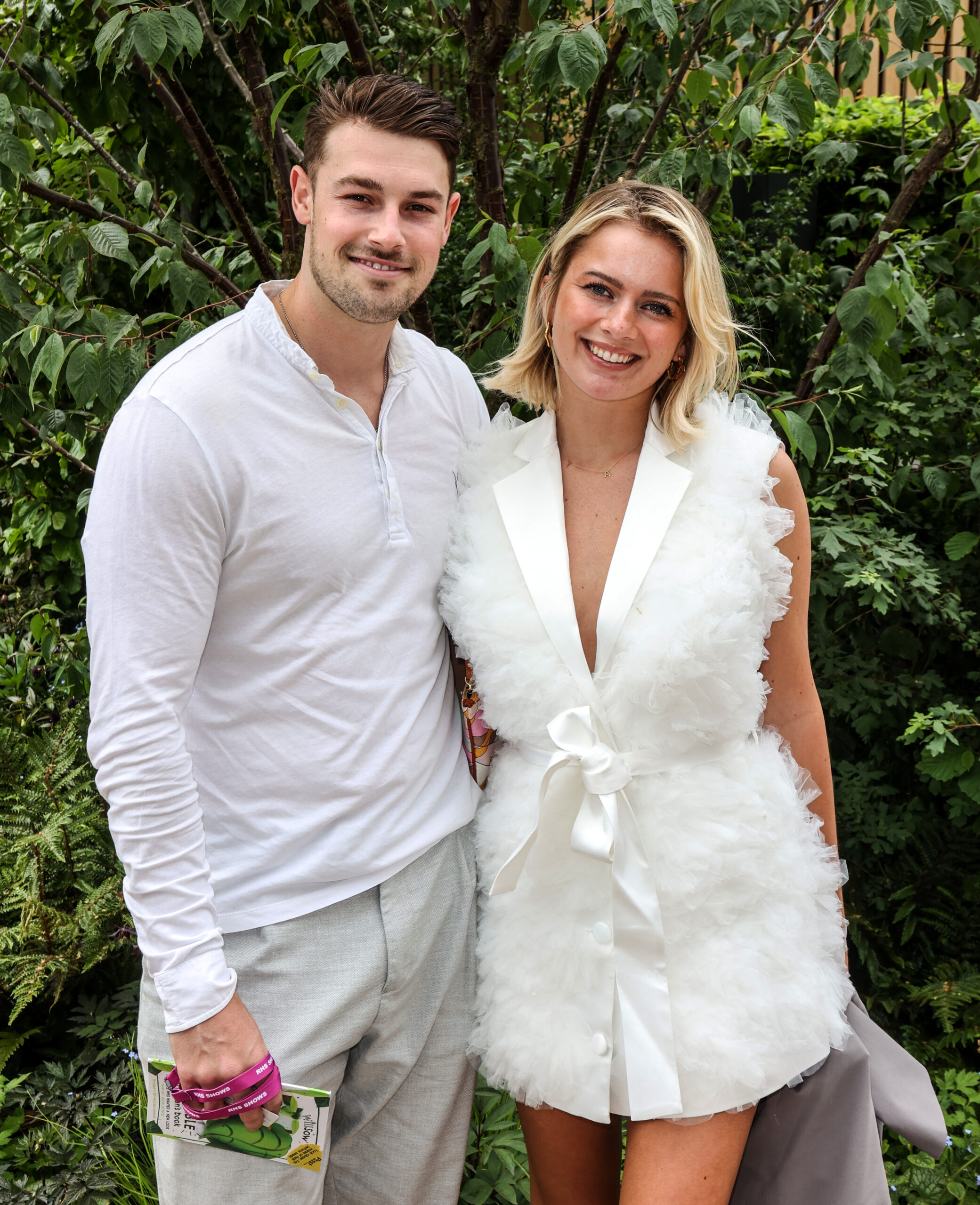 Tasha Ghouri and Andrew Le Page smiling