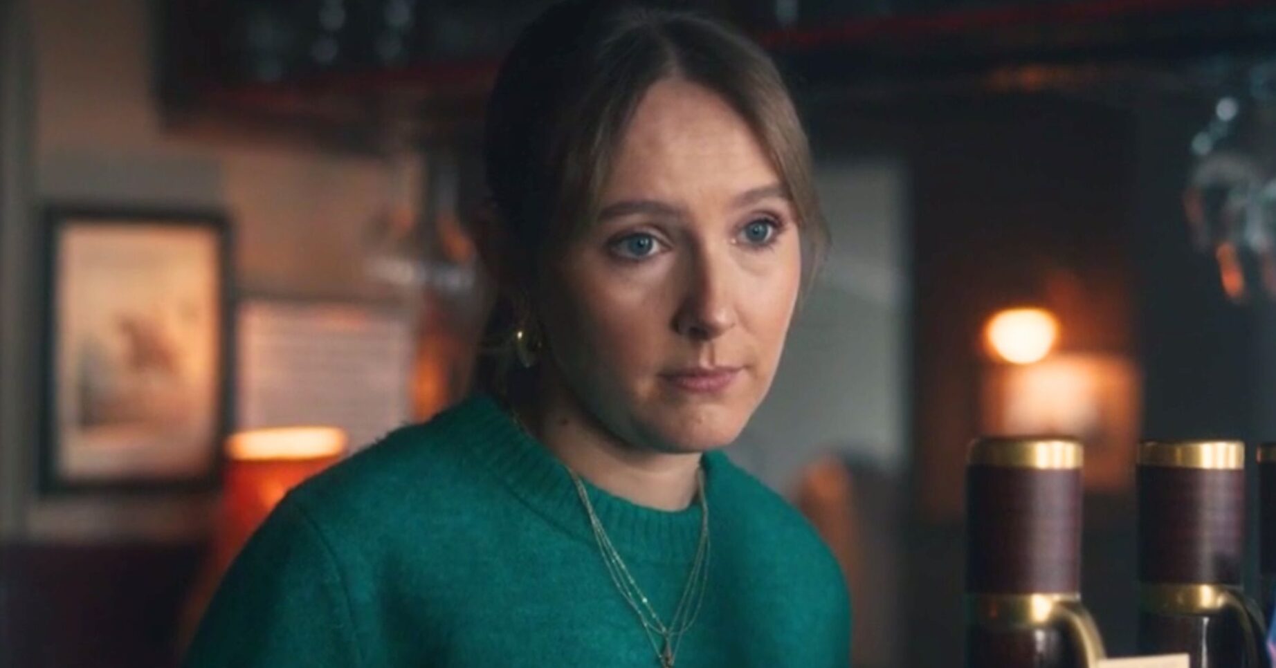 Rose Ayling-Ellis glares as Alison in Code of Silence