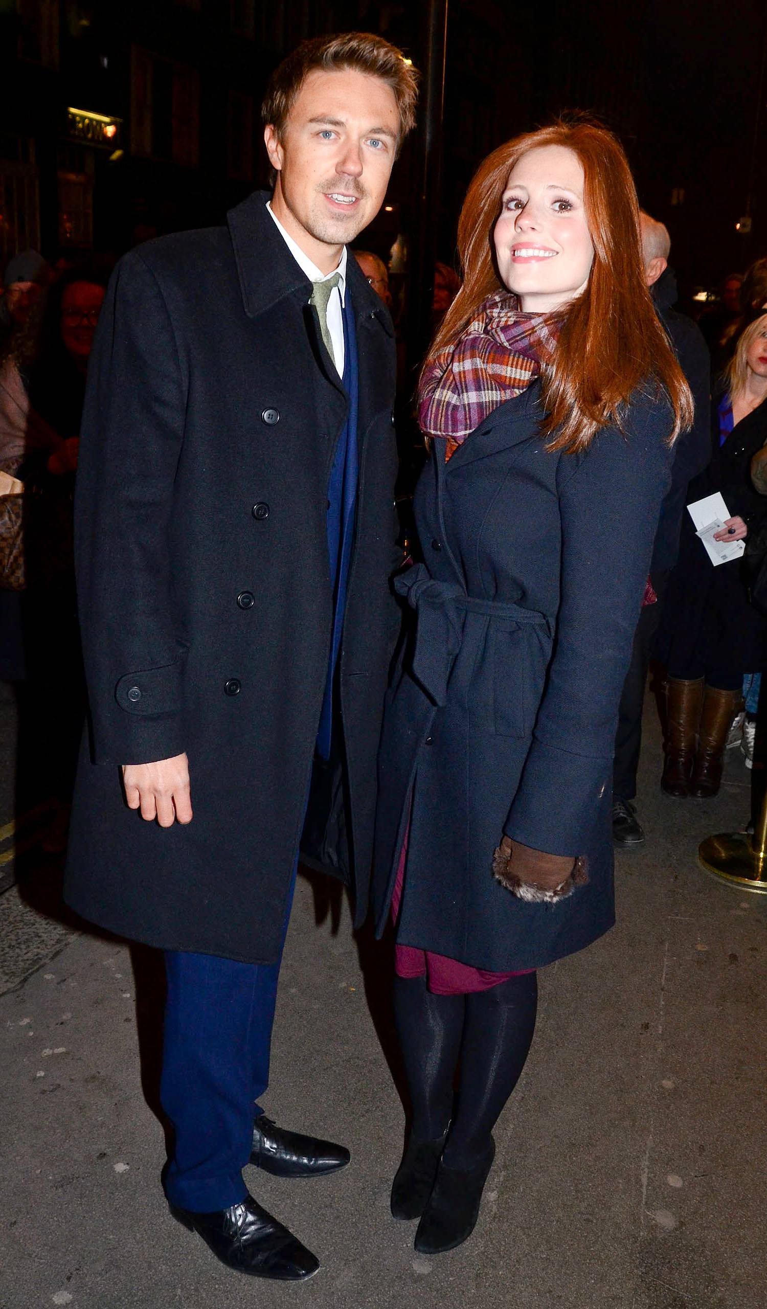 Andrew Buchan and Amy Nuttall pose for pics
