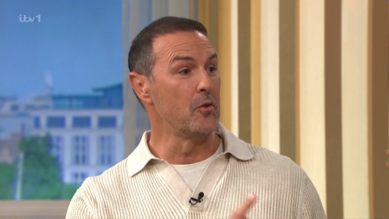 Paddy McGuinness speaking on This Morning