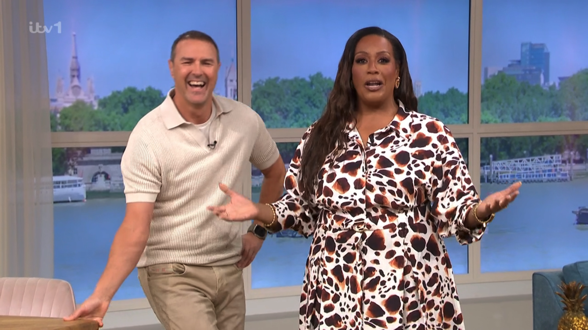 Paddy McGuinness and Alison Hammond on This Morning