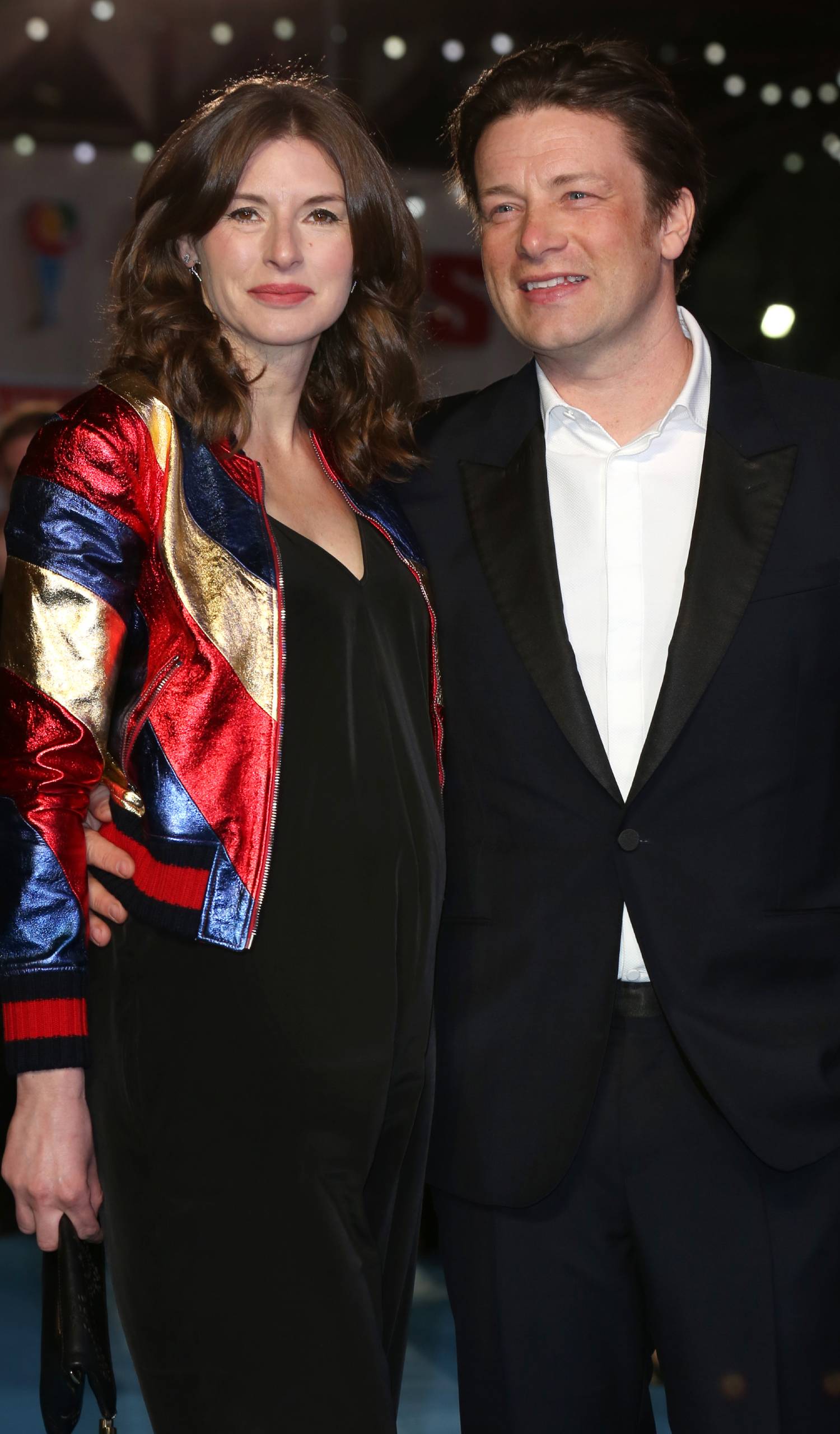 Jools Oliver and Jamie Oliver pose for pics