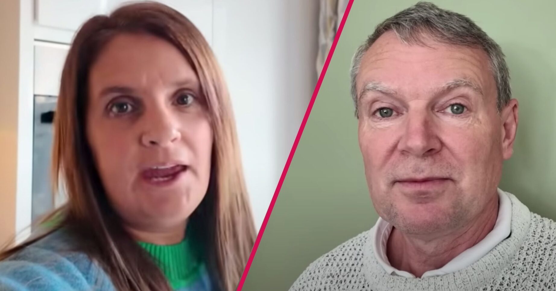 Sue Radford and Noel Radford both look at the camera