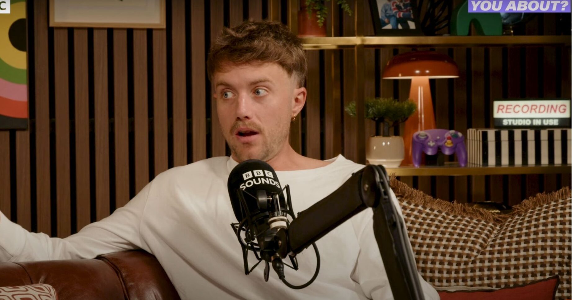 Roman Kemp talking