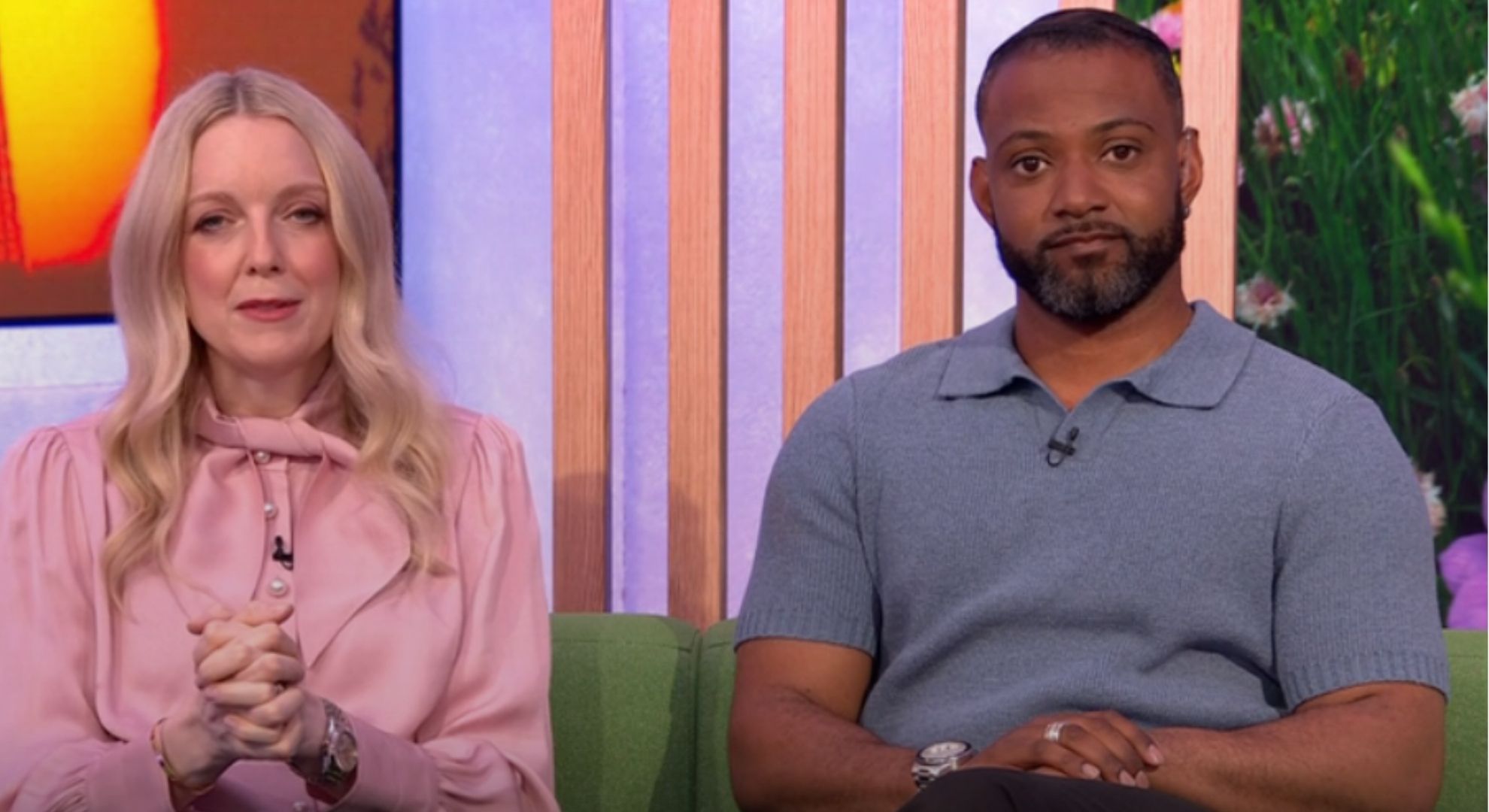 Lauren Laverne and JB Gill hosting The One Show